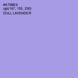 #A79BE6 - Dull Lavender Color Image