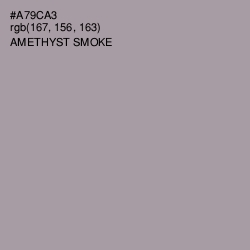 #A79CA3 - Amethyst Smoke Color Image