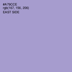 #A79CCE - East Side Color Image