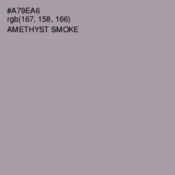 #A79EA6 - Amethyst Smoke Color Image