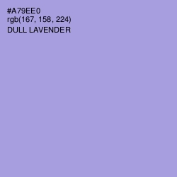 #A79EE0 - Dull Lavender Color Image