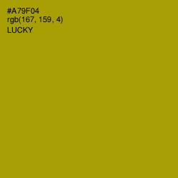 #A79F04 - Lucky Color Image