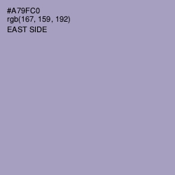 #A79FC0 - East Side Color Image