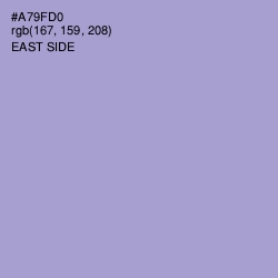 #A79FD0 - East Side Color Image