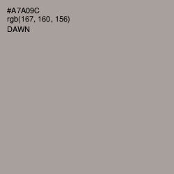 #A7A09C - Dawn Color Image