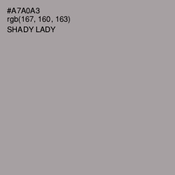 #A7A0A3 - Shady Lady Color Image