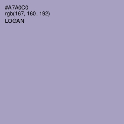 #A7A0C0 - Logan Color Image