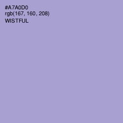 #A7A0D0 - Wistful Color Image