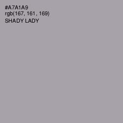 #A7A1A9 - Shady Lady Color Image