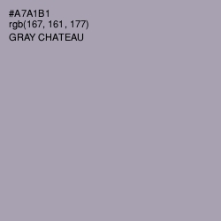 #A7A1B1 - Gray Chateau Color Image