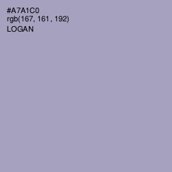 #A7A1C0 - Logan Color Image