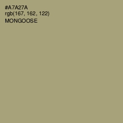 #A7A27A - Mongoose Color Image