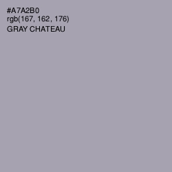 #A7A2B0 - Gray Chateau Color Image