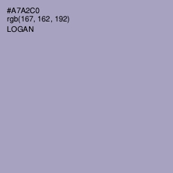 #A7A2C0 - Logan Color Image