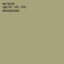 #A7A37B - Mongoose Color Image