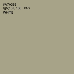 #A7A389 - Tallow Color Image