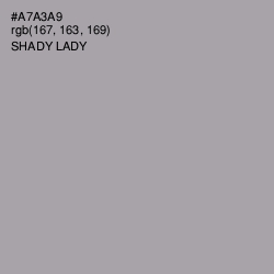 #A7A3A9 - Shady Lady Color Image