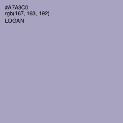 #A7A3C0 - Logan Color Image