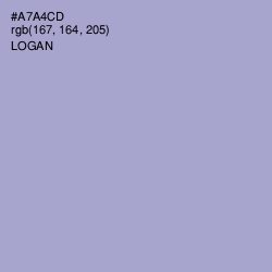 #A7A4CD - Logan Color Image