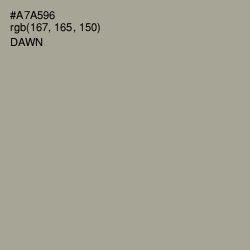 #A7A596 - Dawn Color Image