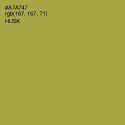 #A7A747 - Husk Color Image