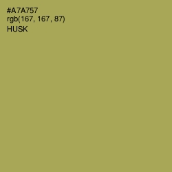 #A7A757 - Husk Color Image