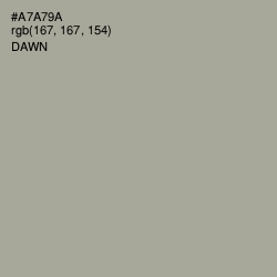 #A7A79A - Dawn Color Image