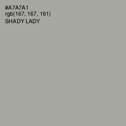 #A7A7A1 - Shady Lady Color Image