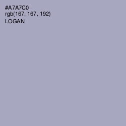 #A7A7C0 - Logan Color Image