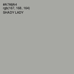 #A7A8A4 - Shady Lady Color Image