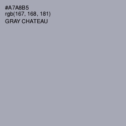#A7A8B5 - Gray Chateau Color Image