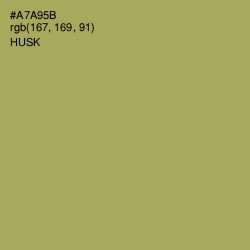 #A7A95B - Husk Color Image