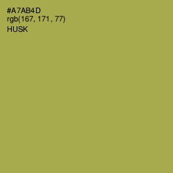 #A7AB4D - Husk Color Image