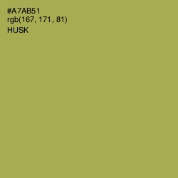 #A7AB51 - Husk Color Image