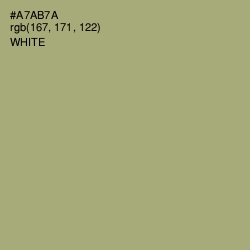 #A7AB7A - Green Smoke Color Image