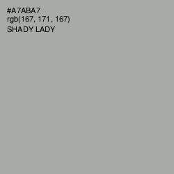 #A7ABA7 - Shady Lady Color Image