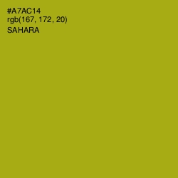 #A7AC14 - Sahara Color Image