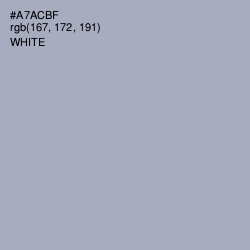 #A7ACBF - Spun Pearl Color Image