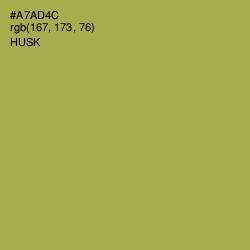 #A7AD4C - Husk Color Image