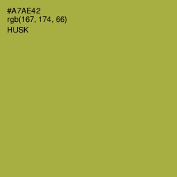 #A7AE42 - Husk Color Image