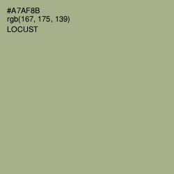 #A7AF8B - Locust Color Image