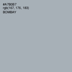 #A7B0B7 - Bombay Color Image