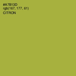 #A7B13D - Citron Color Image