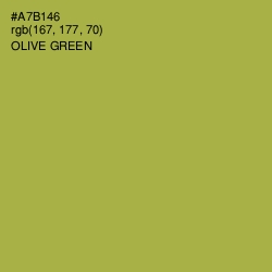 #A7B146 - Olive Green Color Image