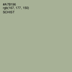 #A7B196 - Schist Color Image