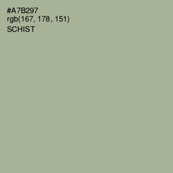 #A7B297 - Schist Color Image