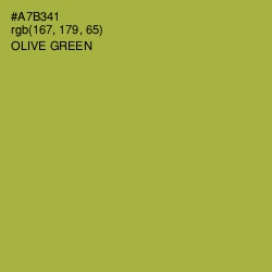 #A7B341 - Olive Green Color Image