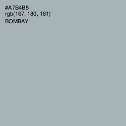#A7B4B5 - Bombay Color Image