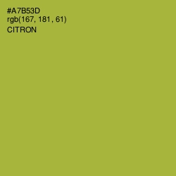#A7B53D - Citron Color Image