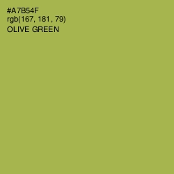 #A7B54F - Olive Green Color Image